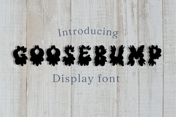 Goosebump Font - Featured Image