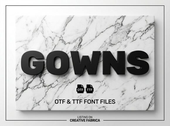 Gowns Font - Featured Image
