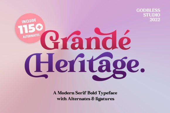 Grande Heritage Font - Featured Image