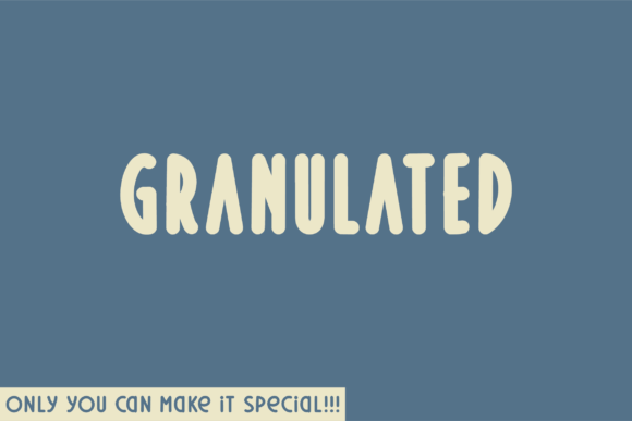 Granulated Font - Featured Image