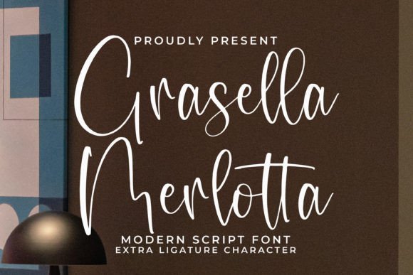 Grasella Merlotta Font - Featured Image