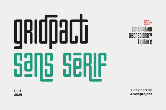 Gridpact Font - Featured Image