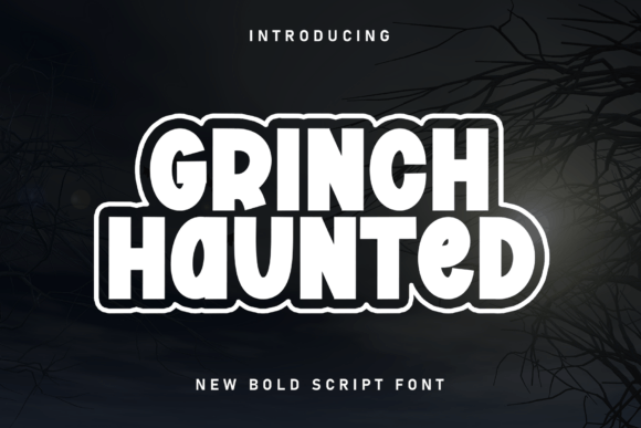 Grinch Haunted Font - Featured Image