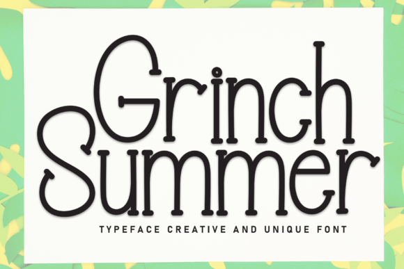 Grinch Summer Font - Featured Image