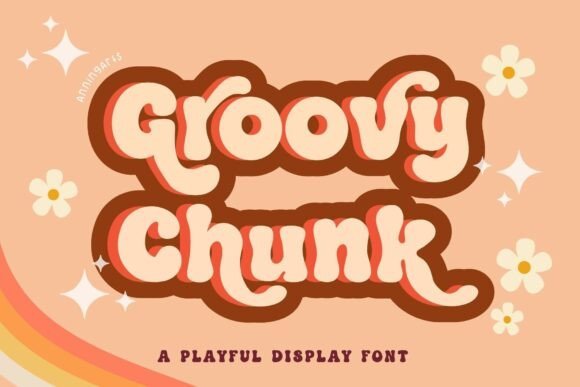 Groovy Chunk Font - Featured Image