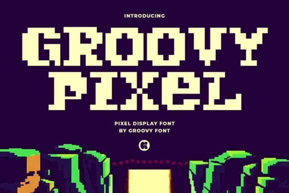 Groovy Pixel Font - Featured Image