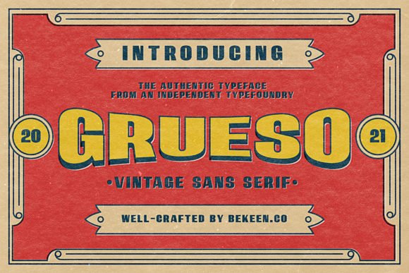 Grueso Font - Featured Image
