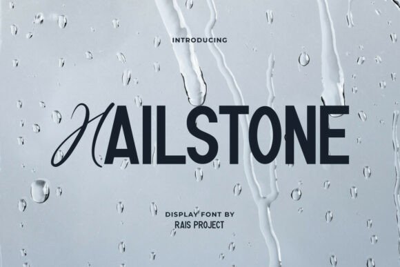 Hailstone Font - Featured Image