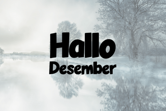 Hallo Desember Font - Featured Image
