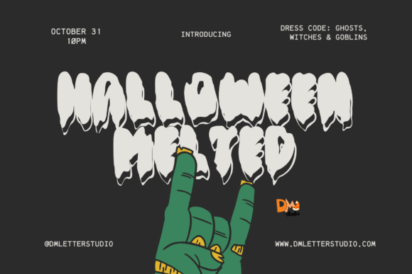 Halloween Melted Font - Featured Image