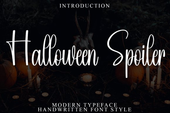 Halloween Spoiler Font - Featured Image