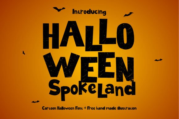 Halloween Spokeland Font - Featured Image
