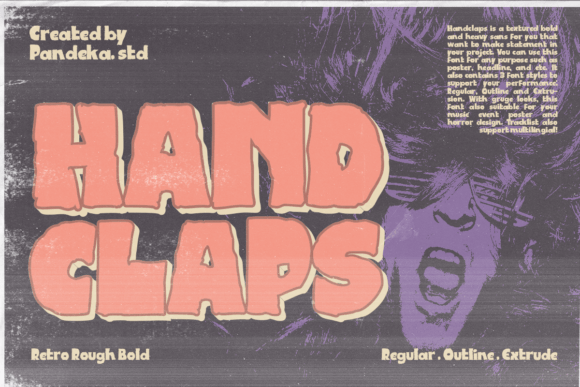 Handclaps Font - Featured Image
