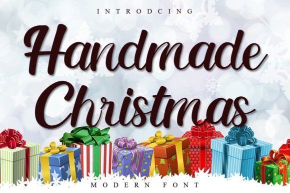 Handmade Christmas Font - Featured Image