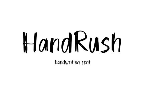 Handrush Font - Featured Image