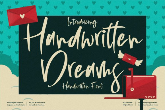 Handwritten Dreams Font - Featured Image