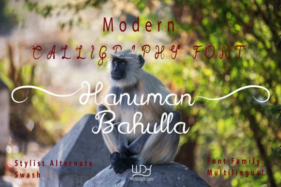 Hanuman Bahulla Font - Featured Image