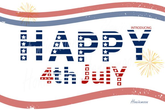 Happy 4th July Font - Featured Image