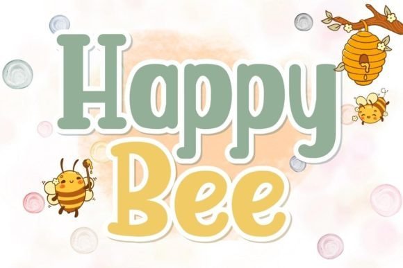 Happy Bee Font - Featured Image