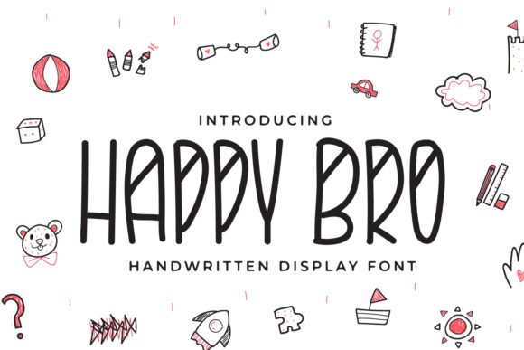 Happy Bro Font - Featured Image