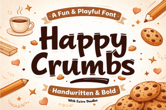 Happy Crumbs Font - Featured Image