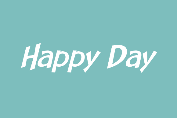 Happy Day Family Font - Featured Image