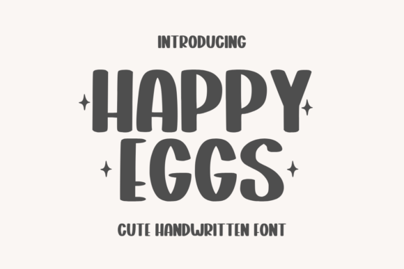Happy Eggs Font - Featured Image