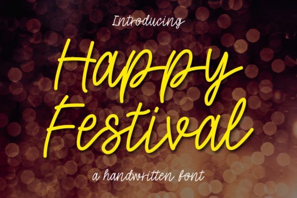 Happy Festival Font - Featured Image