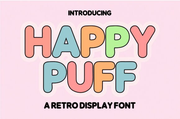Happy Puff Font - Featured Image