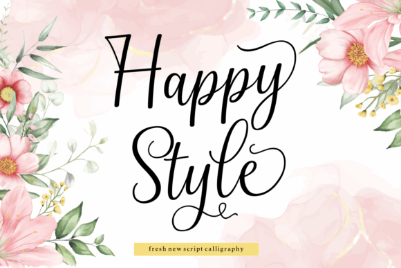 Happy Style Font - Featured Image