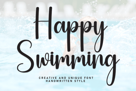 Happy Swimming Font - Featured Image
