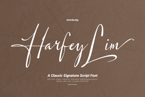 Harfey Lim Font - Featured Image