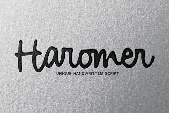 Haromer Font - Featured Image