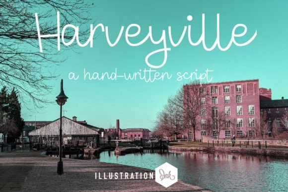 Harveyville Font - Featured Image