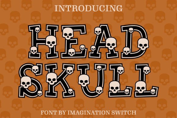 Head Skull Font - Featured Image