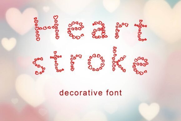 Heart Stroke Font - Featured Image
