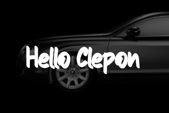 Hello Clepon Font - Featured Image