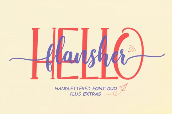 Hello Flansher Font - Featured Image