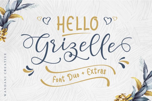Hello Grizelle Duo Font - Featured Image