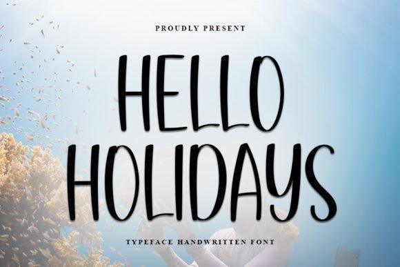 Hello Holidays Font - Featured Image