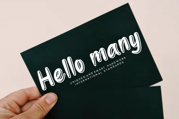 Hello Many Font - Featured Image