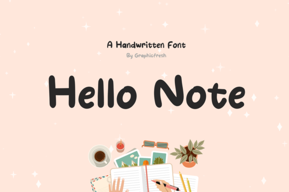 Hello Note Font - Featured Image