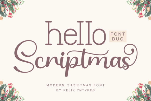 Hello Scriptmas Duo Font Font - Featured Image