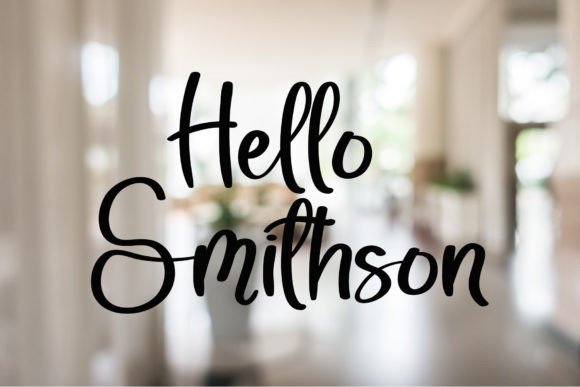 Hello Smithson Font - Featured Image