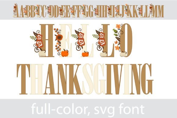Hello Thanksgiving Font - Featured Image