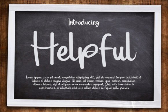 Helpful Font - Featured Image