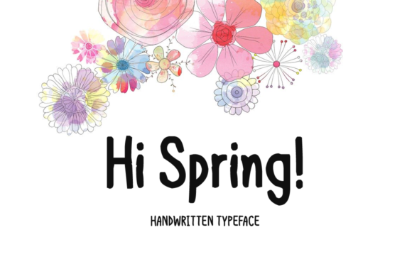 Hi Spring Font - Featured Image