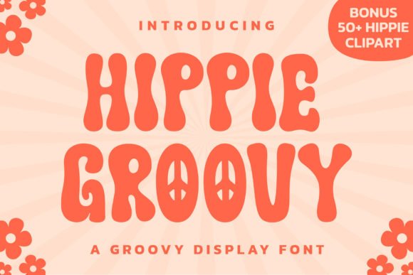 Hippie Groovy Font - Featured Image