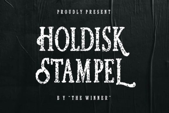 Holdisk Stampel Font - Featured Image