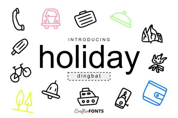 Holiday Doodle Font - Featured Image